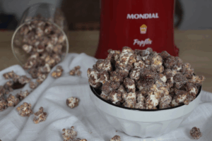 Pipoca Chocolate e Leite em Pó